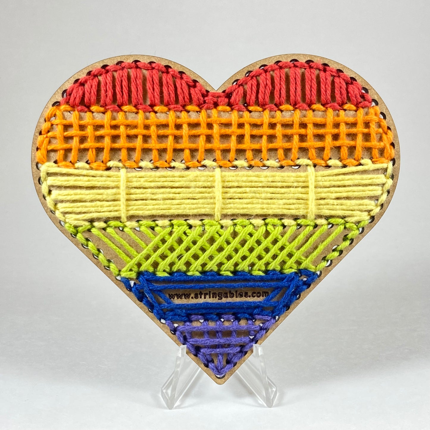 LGBTQ+ Heart - Rainbow Flag Edition