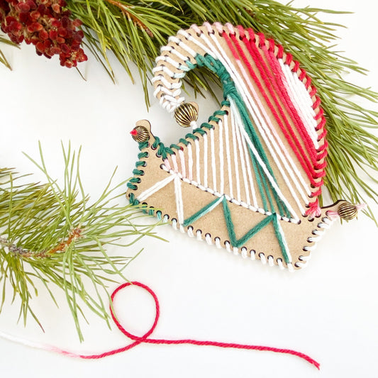 Elf Hat - Decorative Christmas Ornament